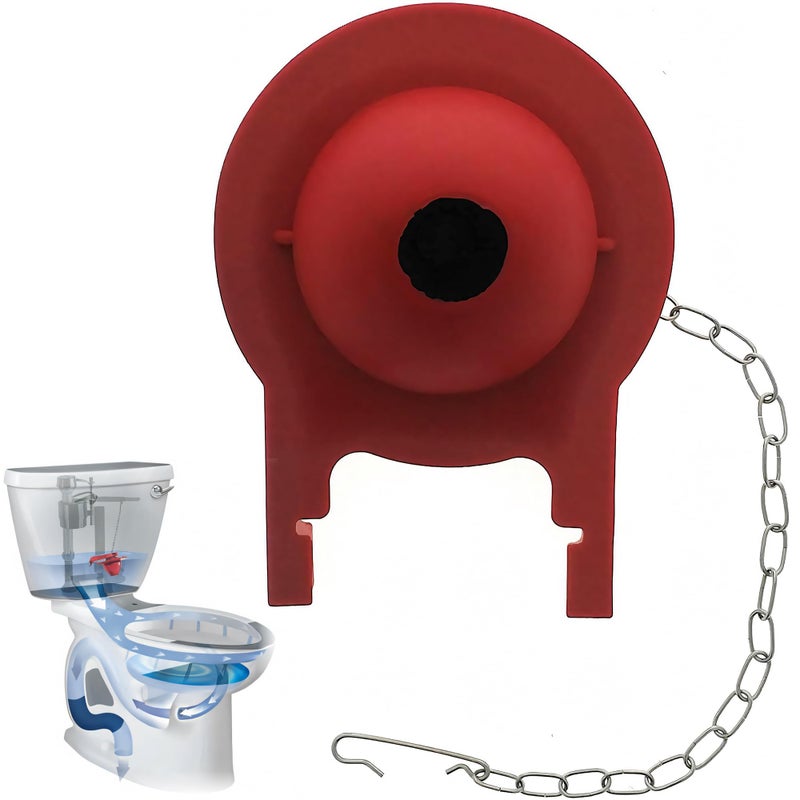 Essential Values Toto Toilet Replacement Parts - Compatible with 3" Toto Toilet Flapper For G-Max, THU499S, THU331S, THU175S & 2021BP Models - Image 1